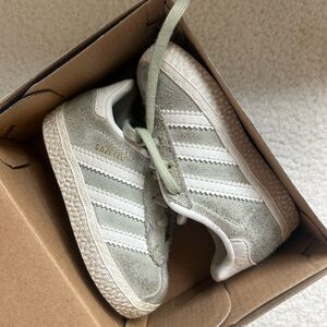 Adidas Gazelle Green Suede Sneakers
